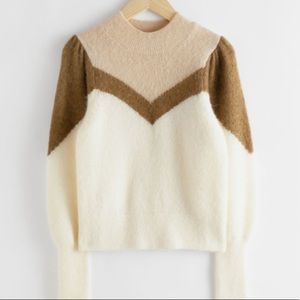 & Other Stories- Colour Block Sweater